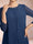 Chiffon Scoop Long Sleeves 2 Pieces Pantsuits with Rhinestone & Jacket
