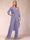 Chiffon Scoop Long Sleeves 2 Pieces Pantsuits with Rhinestone & Jacket