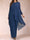 Chiffon Scoop Long Sleeves 2 Pieces Plus Size Pantsuits with Rhinestone & Jacket