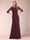 Sheath/Column Scoop 3/4 Sleeves Ruched Mother of the Bride Dresses with Applique