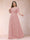 A-Line/Princess Scoop 3/4 Sleeves Plus Size Mother of the Bride Dresses with Applique
