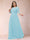 A-Line/Princess Scoop 3/4 Sleeves Plus Size Mother of the Bride Dresses with Applique