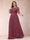 A-Line/Princess Scoop 3/4 Sleeves Plus Size Mother of the Bride Dresses with Applique