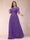 A-Line/Princess Scoop 3/4 Sleeves Plus Size Mother of the Bride Dresses with Applique