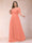 A-Line/Princess Scoop 3/4 Sleeves Plus Size Mother of the Bride Dresses with Applique