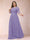 A-Line/Princess Scoop 3/4 Sleeves Plus Size Mother of the Bride Dresses with Applique
