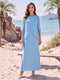 Sheath/Column Chiffon Scoop Half Sleeves Ankle-Length 2 Pieces Mother Of The Bride Dresses with Split Side