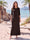 Sheath/Column Chiffon Scoop Half Sleeves Ankle-Length 2 Pieces Mother Of The Bride Dresses with Split Side