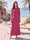 Sheath/Column Chiffon Scoop Half Sleeves Ankle-Length 2 Pieces Mother Of The Bride Dresses with Split Side