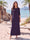 Sheath/Column Chiffon Scoop Half Sleeves Ankle-Length 2 Pieces Mother Of The Bride Dresses with Split Side