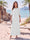 Sheath/Column Chiffon Scoop Half Sleeves Ankle-Length 2 Pieces Mother Of The Bride Dresses with Split Side