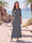 Sheath/Column Chiffon Scoop Half Sleeves Ankle-Length 2 Pieces Mother Of The Bride Dresses with Split Side