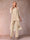 Chiffon Scoop 3/4 Sleeves 3 Pieces Pantsuits with Ruched & Jacket