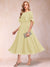 A-Line/Princess Chiffon Scoop Short Sleeves Mother of the Bride Dresses with Shawl