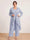 Chiffon Scoop Long Sleeves 3 Pieces Plus Size Pantsuits with Sequins & Jacket