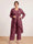 Chiffon Scoop Long Sleeves 3 Pieces Plus Size Pantsuits with Sequins & Jacket