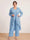 Chiffon Scoop Long Sleeves 3 Pieces Plus Size Pantsuits with Sequins & Jacket