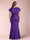 Sheath/Column Scoop Short Sleeves Plus Size Mother of the Bride Dresses with Ruched