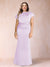 Sheath/Column Scoop Short Sleeves Plus Size Mother of the Bride Dresses with Ruched
