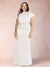Sheath/Column Scoop Short Sleeves Plus Size Mother of the Bride Dresses with Ruched