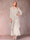 A-Line/Princess Scoop 3/4 Sleeves 2 Pieces Mother of the Bride Dress with Ruffles & Jacket