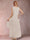 A-Line/Princess Scoop 3/4 Sleeves 2 Pieces Mother of the Bride Dress with Ruffles & Jacket