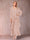 A-Line/Princess Scoop 3/4 Sleeves 2 Pieces Mother of the Bride Dress with Ruffles & Jacket