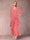 A-Line/Princess Scoop 3/4 Sleeves 2 Pieces Mother of the Bride Dress with Ruffles & Jacket