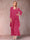 A-Line/Princess Scoop 3/4 Sleeves 2 Pieces Mother of the Bride Dress with Ruffles & Jacket
