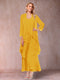 A-Line/Princess Scoop 3/4 Sleeves 2 Pieces Mother of the Bride Dress with Ruffles & Jacket