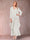A-Line/Princess Scoop 3/4 Sleeves 2 Pieces Mother of the Bride Dress with Ruffles & Jacket