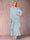 A-Line/Princess Scoop 3/4 Sleeves 2 Pieces Mother of the Bride Dress with Ruffles & Jacket
