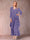 A-Line/Princess Scoop 3/4 Sleeves 2 Pieces Mother of the Bride Dress with Ruffles & Jacket
