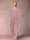 A-Line/Princess Scoop 3/4 Sleeves 2 Pieces Mother of the Bride Dress with Ruffles & Jacket