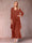 A-Line/Princess Scoop 3/4 Sleeves 2 Pieces Mother of the Bride Dress with Ruffles & Jacket