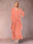 A-Line/Princess Scoop 3/4 Sleeves 2 Pieces Mother of the Bride Dress with Ruffles & Jacket