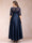 A-Line/Princess Scoop Half Sleeves Lace Plus Size Mother of the Bride Dresses with Applique