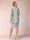 Sheath/Column Scoop Half Sleeves 2 Pieces Mother of the Bride Dress with Applique