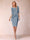 Sheath/Column Scoop Half Sleeves 2 Pieces Mother of the Bride Dress with Applique