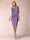 Sheath/Column Scoop Half Sleeves 2 Pieces Mother of the Bride Dress with Applique