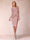 Sheath/Column Scoop Half Sleeves 2 Pieces Mother of the Bride Dress with Applique