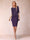 Sheath/Column Scoop Half Sleeves 2 Pieces Mother of the Bride Dress with Applique