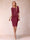 Sheath/Column Scoop Half Sleeves 2 Pieces Mother of the Bride Dress with Applique