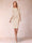 Sheath/Column Scoop Half Sleeves 2 Pieces Mother of the Bride Dress with Applique