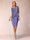 Sheath/Column Scoop Half Sleeves 2 Pieces Mother of the Bride Dress with Applique