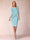 Sheath/Column Scoop Half Sleeves 2 Pieces Mother of the Bride Dress with Applique