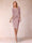 Sheath/Column Scoop Half Sleeves 2 Pieces Mother of the Bride Dress with Applique