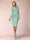 Sheath/Column Scoop Half Sleeves 2 Pieces Mother of the Bride Dress with Applique