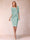 Sheath/Column Scoop Half Sleeves 2 Pieces Mother of the Bride Dress with Applique