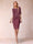 Sheath/Column Scoop Half Sleeves 2 Pieces Mother of the Bride Dress with Applique